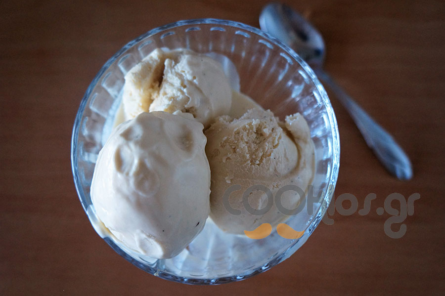Παγωτό βανίλια χωρίς ζάχαρη