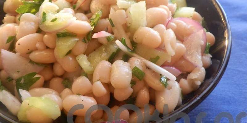 Φασόλια σαλάτα λεμονάτη Φασόλια σαλάτα λεμονάτη