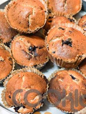 Μάφινς με μύρτιλα (blueberries) Μάφινς με μύρτιλα (blueberries)